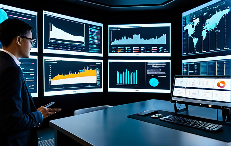 A professional, diverse team of media strategists, fully clothed in modern business attire, collaborating intently in a sleek, high-tech control room. They are surrounded by large, interactive screens displaying complex data visualizations, real-time analytics dashboards, and AI-powered content insights. One person points to a holographic projection showing audience engagement patterns, while others review performance metrics on their tablets and touchscreens. The scene embodies innovation and data-driven decision-making, with perfect anatomy, correct proportions, natural poses, well-formed hands, proper finger count, and natural body proportions. Professional photography, cinematic lighting, high-resolution, sharp focus, vibrant colors, safe for work, appropriate content, fully clothed, professional, modest.